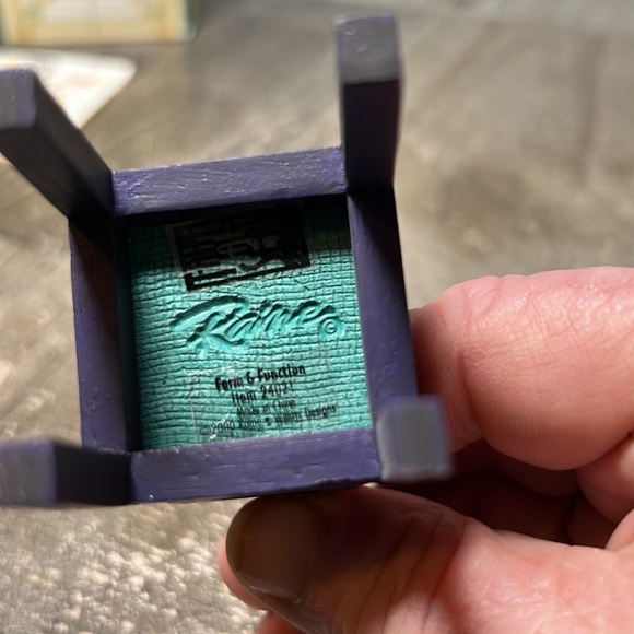 Vintage 2000 Take A Seat By Raine Miniature Chair Form & Function New - Picture 6 of 6